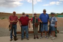 Trap shooting action
